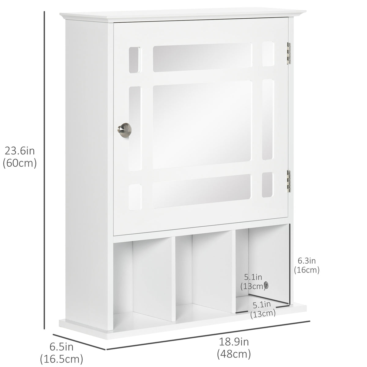 Armoire à pharmacie murale avec miroir