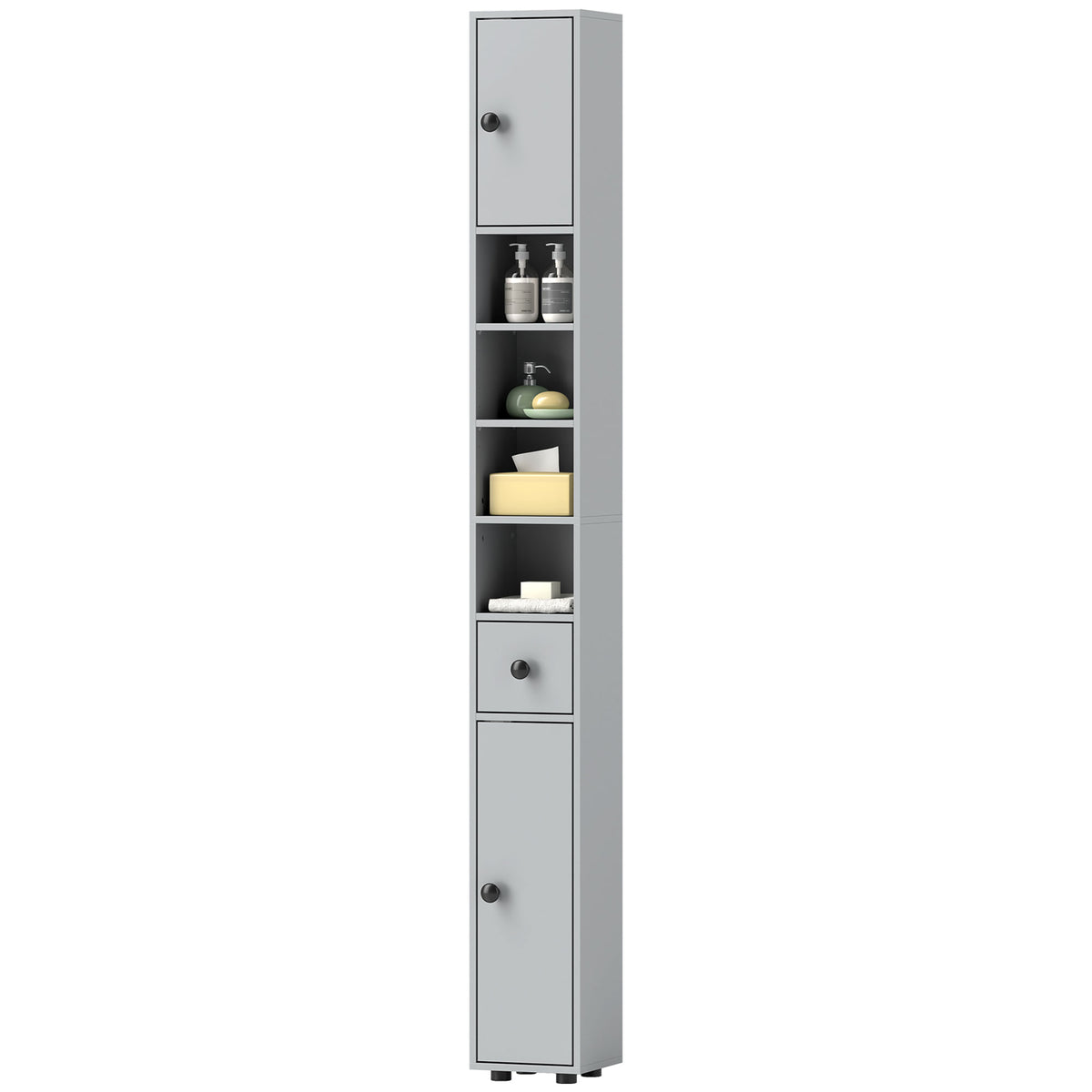 Armoire de salle de bain haute autoportante