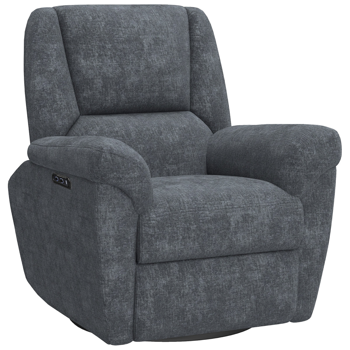 Fauteuil inclinable électrique pivotant et berçant en chenille