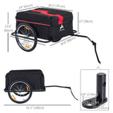 Remorque vélo cargo pliable avec housse amovible