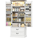 Armoire-buffet de cuisine avec lumière DEL capteur