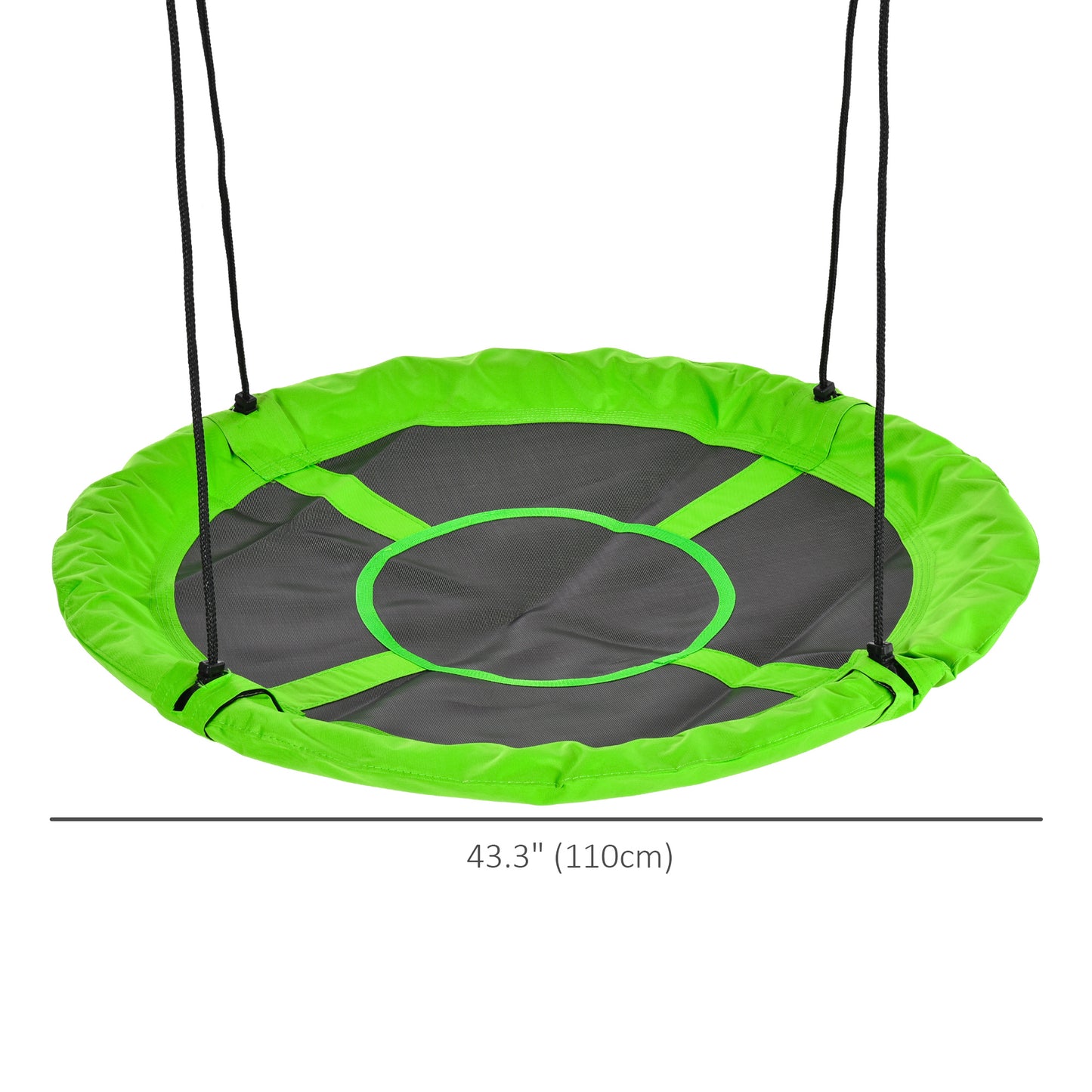 Balançoire soucoupe ronde pour enfants 110 cm