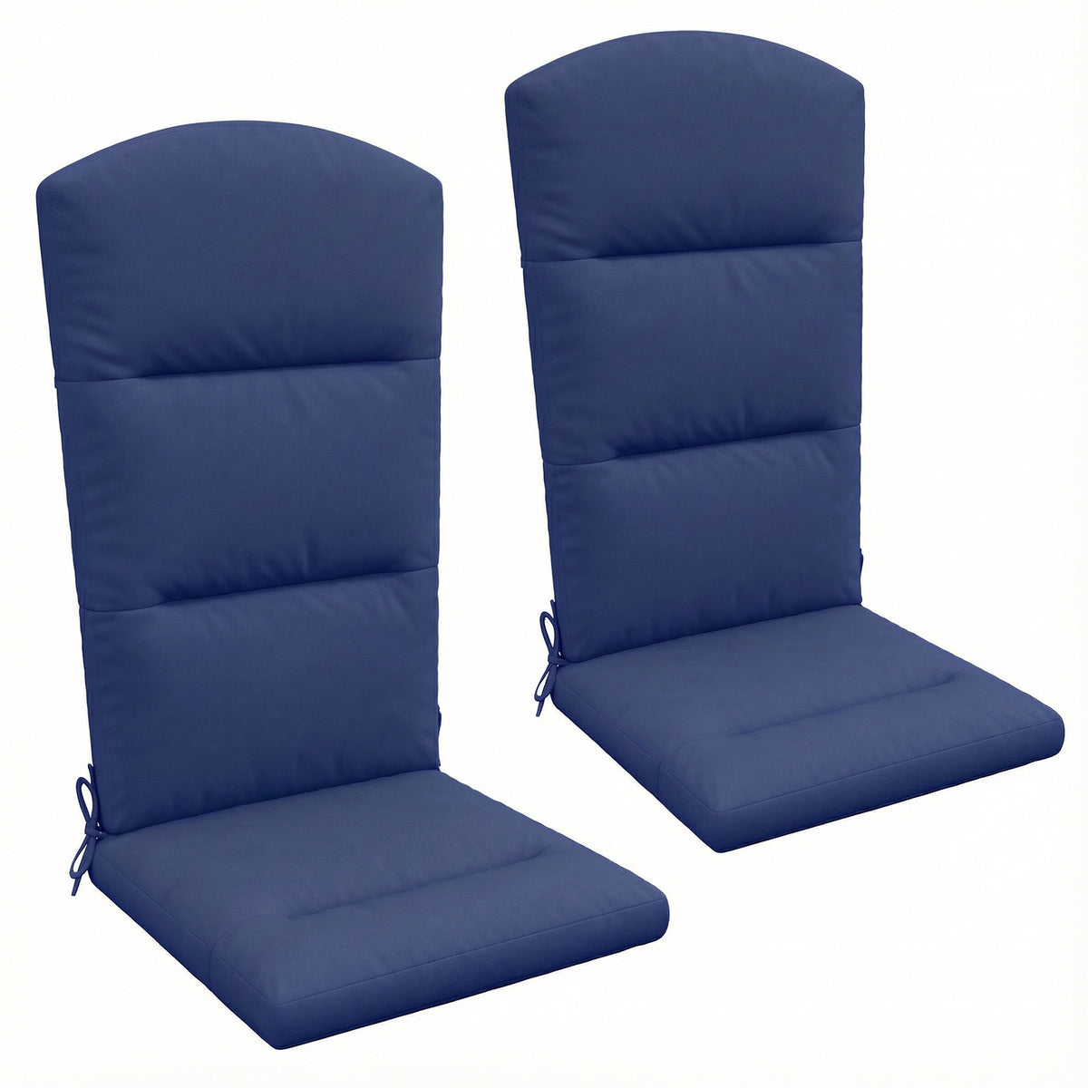 Coussin pour chaise Adirondack avec dossier et attaches