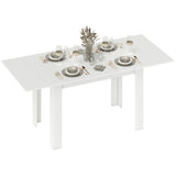 Table à manger extensible moderne pour 6 à 8 personnes