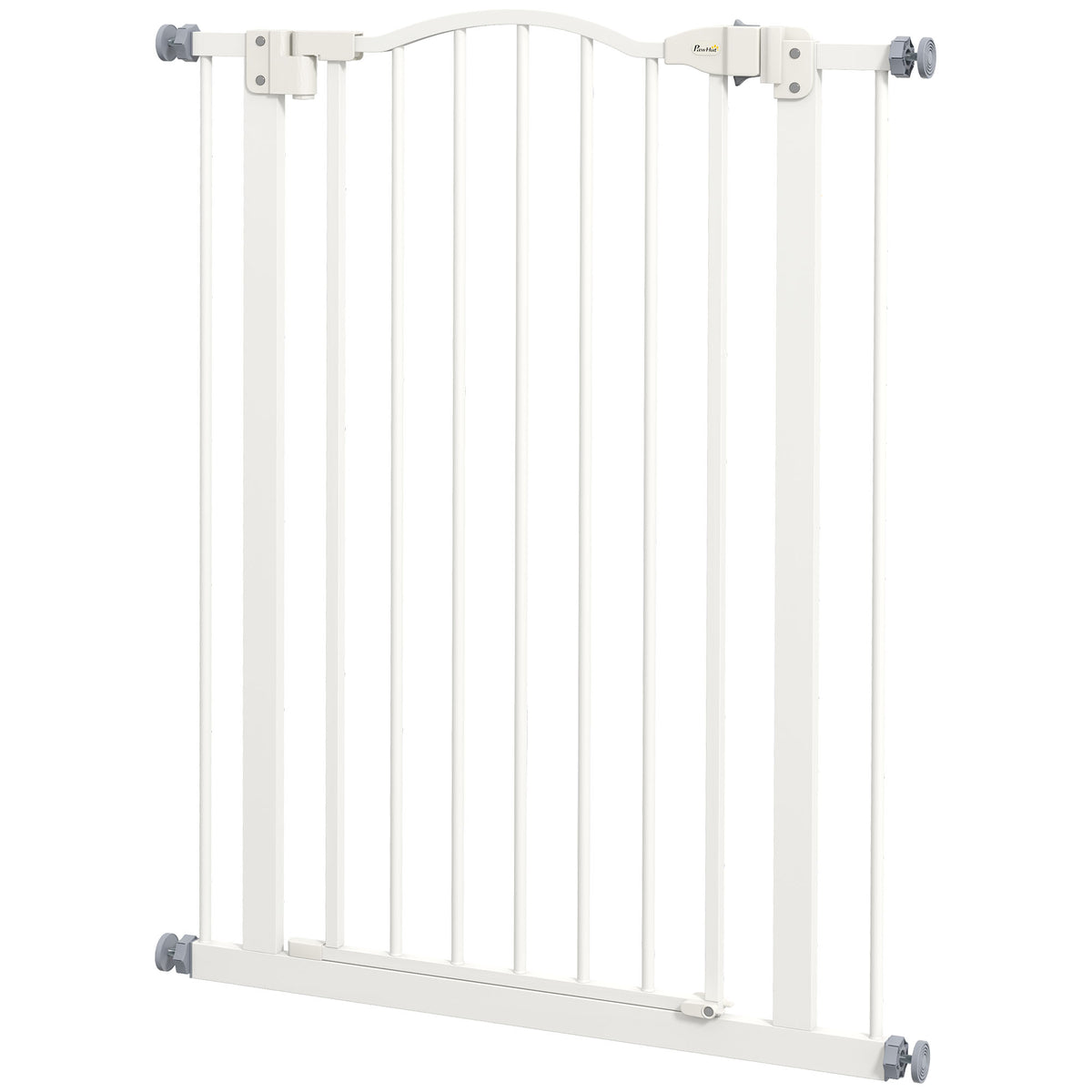 Barrière pour chien extra haute avec porte à fermeture automatique