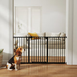 Barrière pour animaux ajustable 29-58 po avec porte