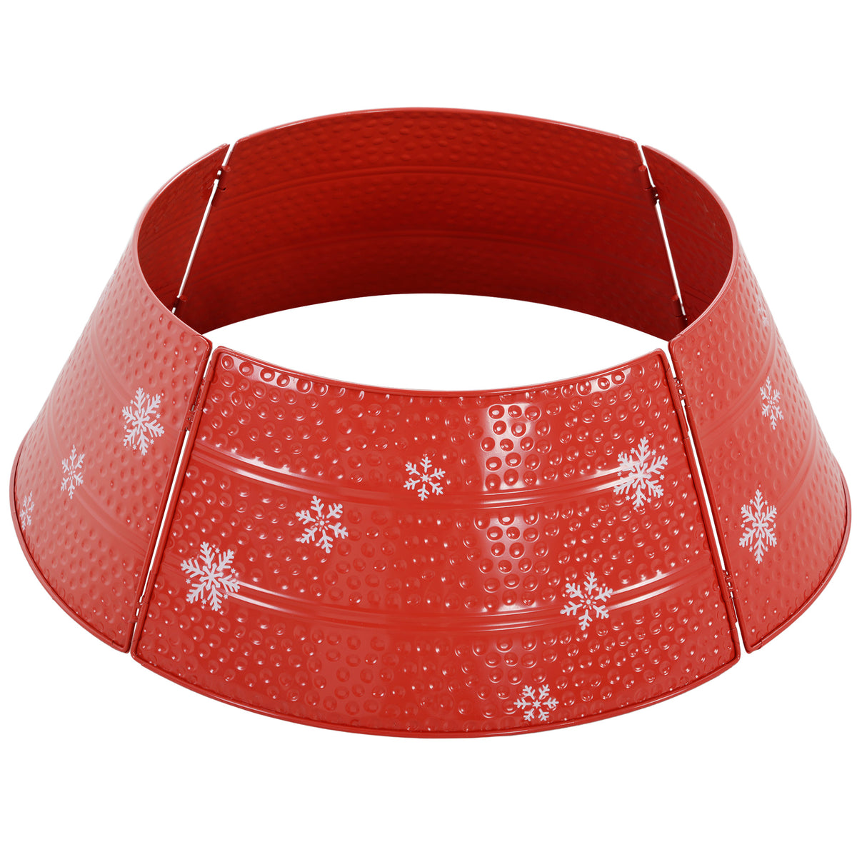 Collier pour arbre de Noël rond en métal