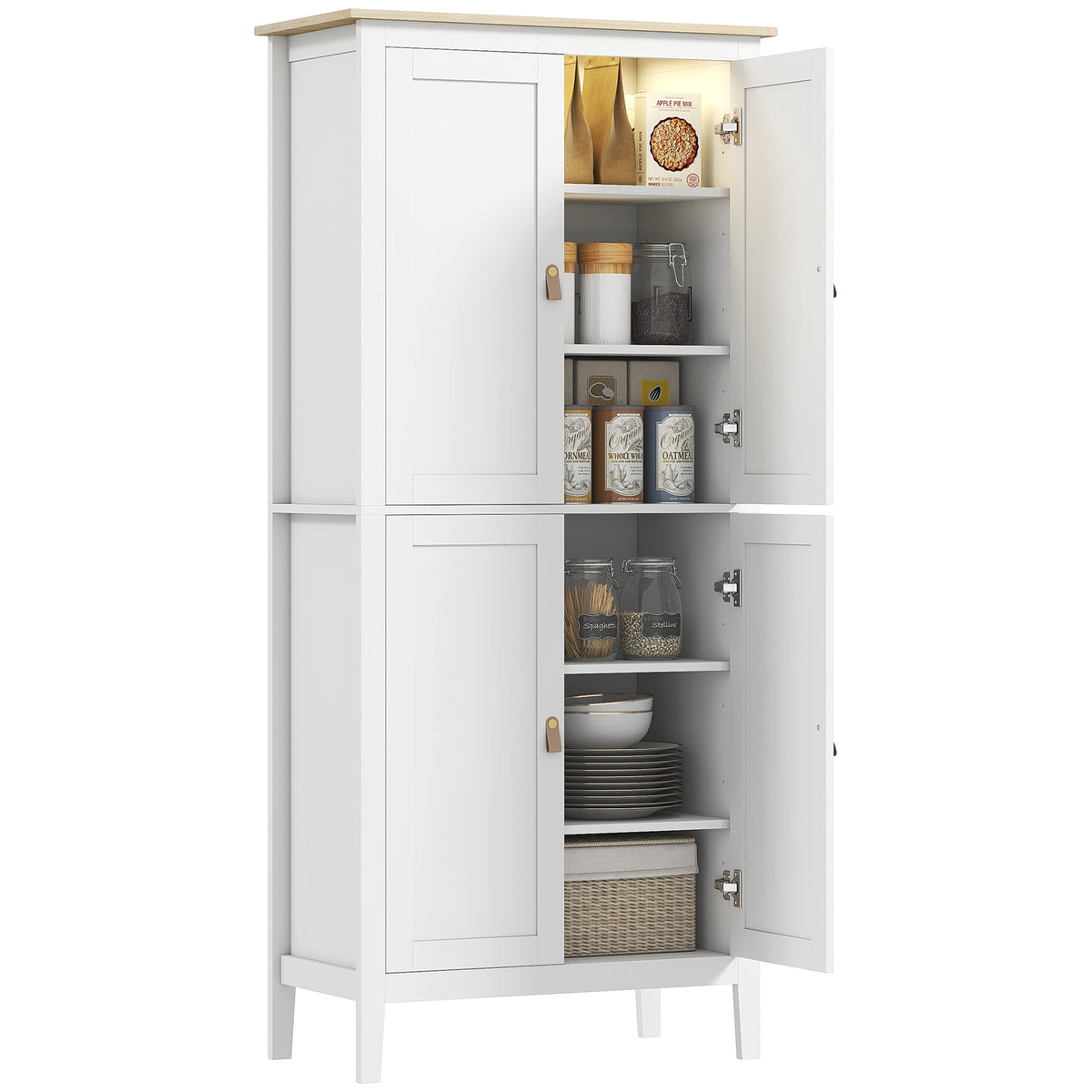 Armoire de cuisine haute avec rangement