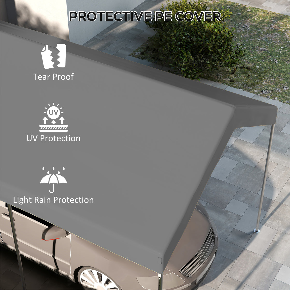 Toile de remplacement carport 10 x 20 pi UV
