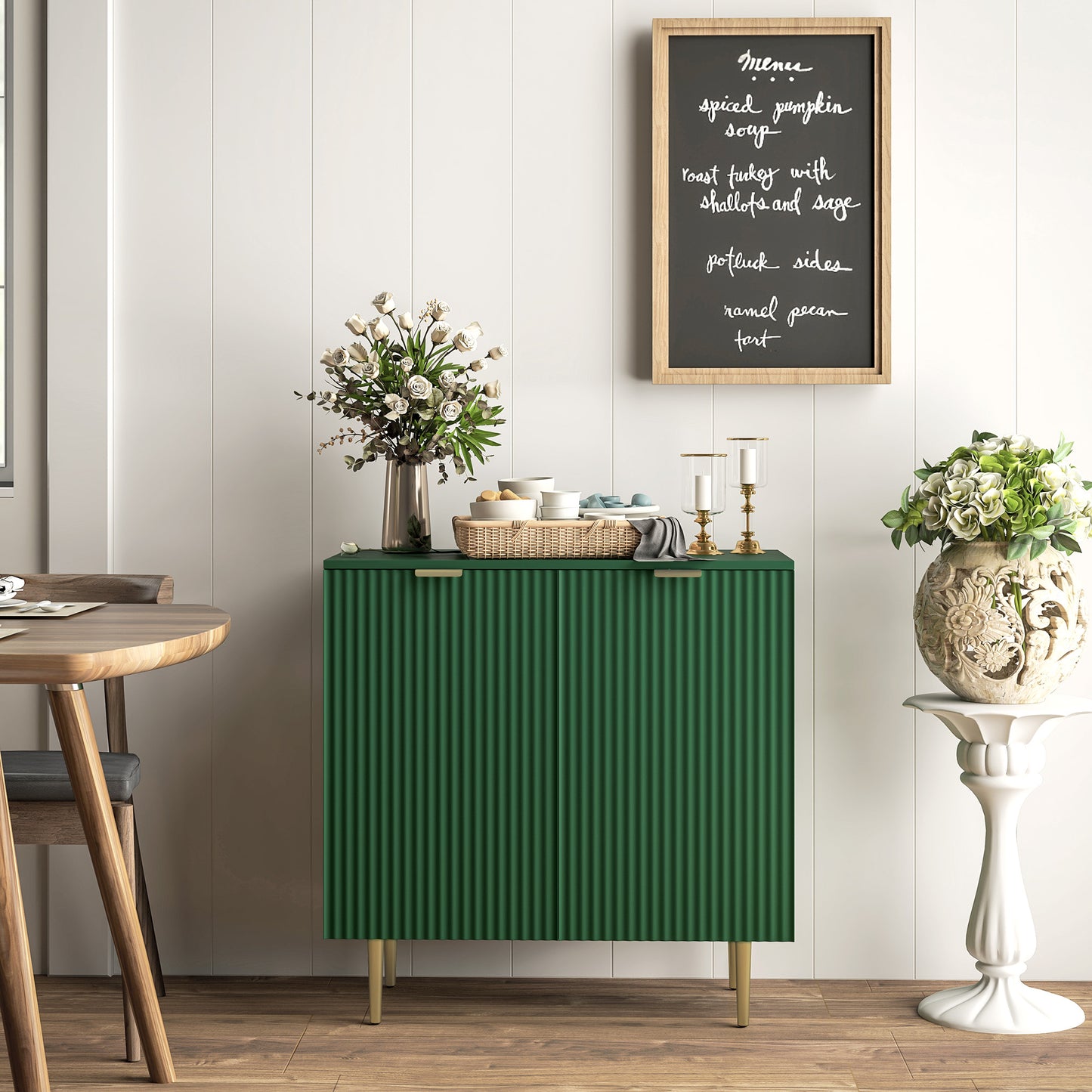 Armoire de rangement cuisine tablettes ajustables pieds métal