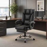 Chaise de bureau ergonomique avec repose-pieds