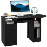 Bureau d'ordinateur moderne avec rangement et tiroirs