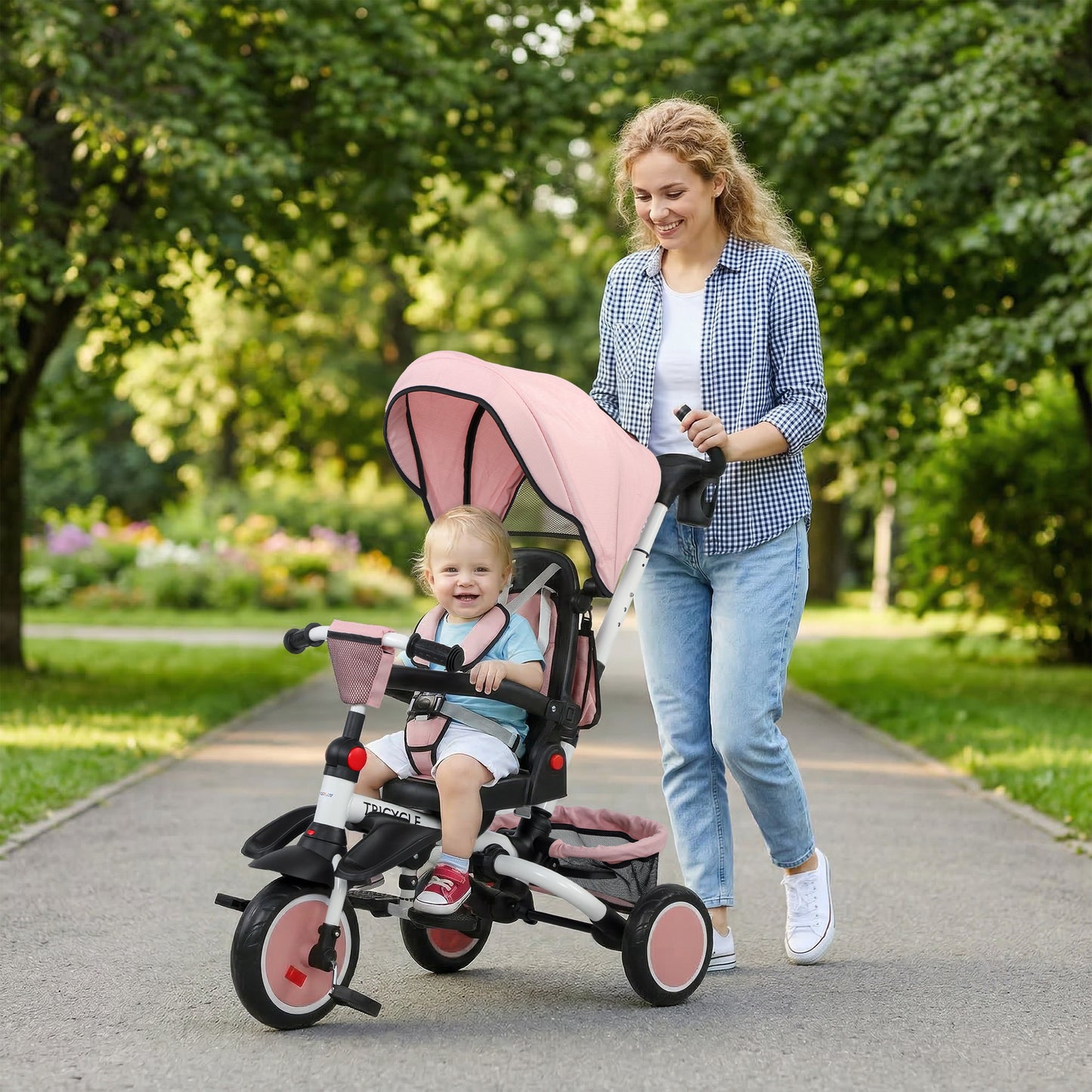 Tricycle évolutif 6 en 1 pour enfants 1-5 ans
