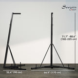 Support de sac de boxe pliable à hauteur réglable