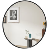 Miroir mural rond moderne 61 cm