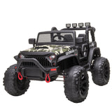 Voiture de police électrique 12V enfant tout-terrain