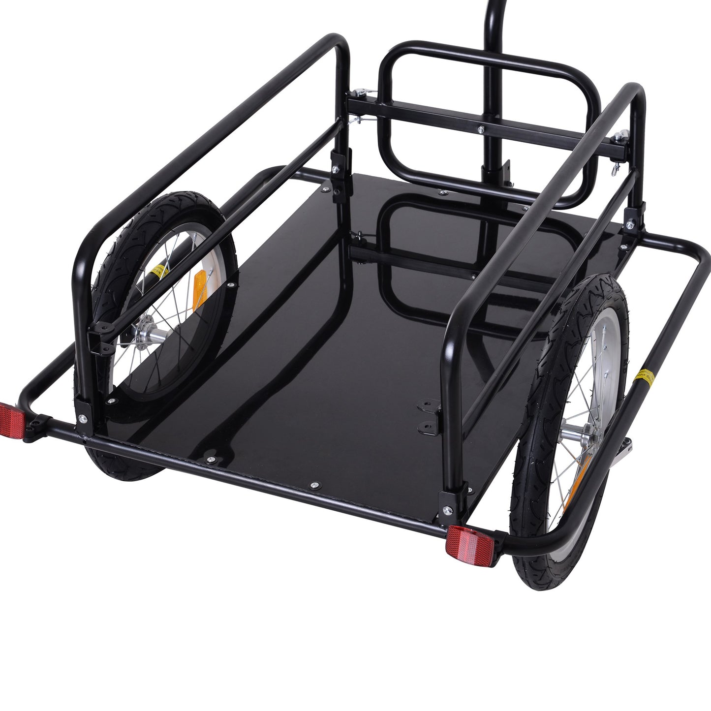 Remorque vélo cargo pliante avec attelage universel