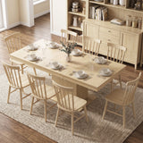 Table à manger extensible avec rangement