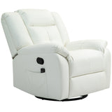 Fauteuil inclinable de massage vibrant en similicuir