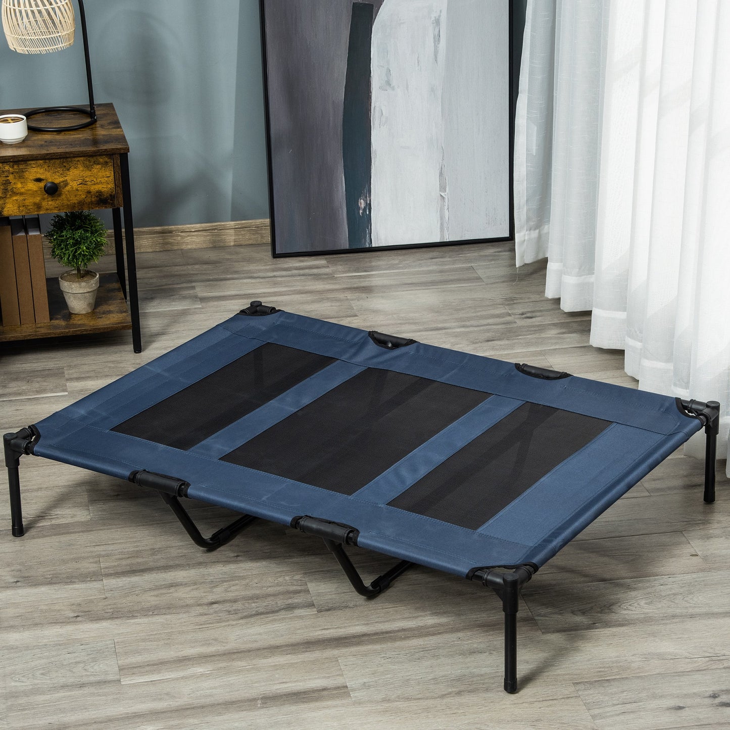 Lit surélevé pour chien grande taille intérieur extérieur