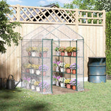 143x143x195cm Portable Greenhouse - 8 Shelves