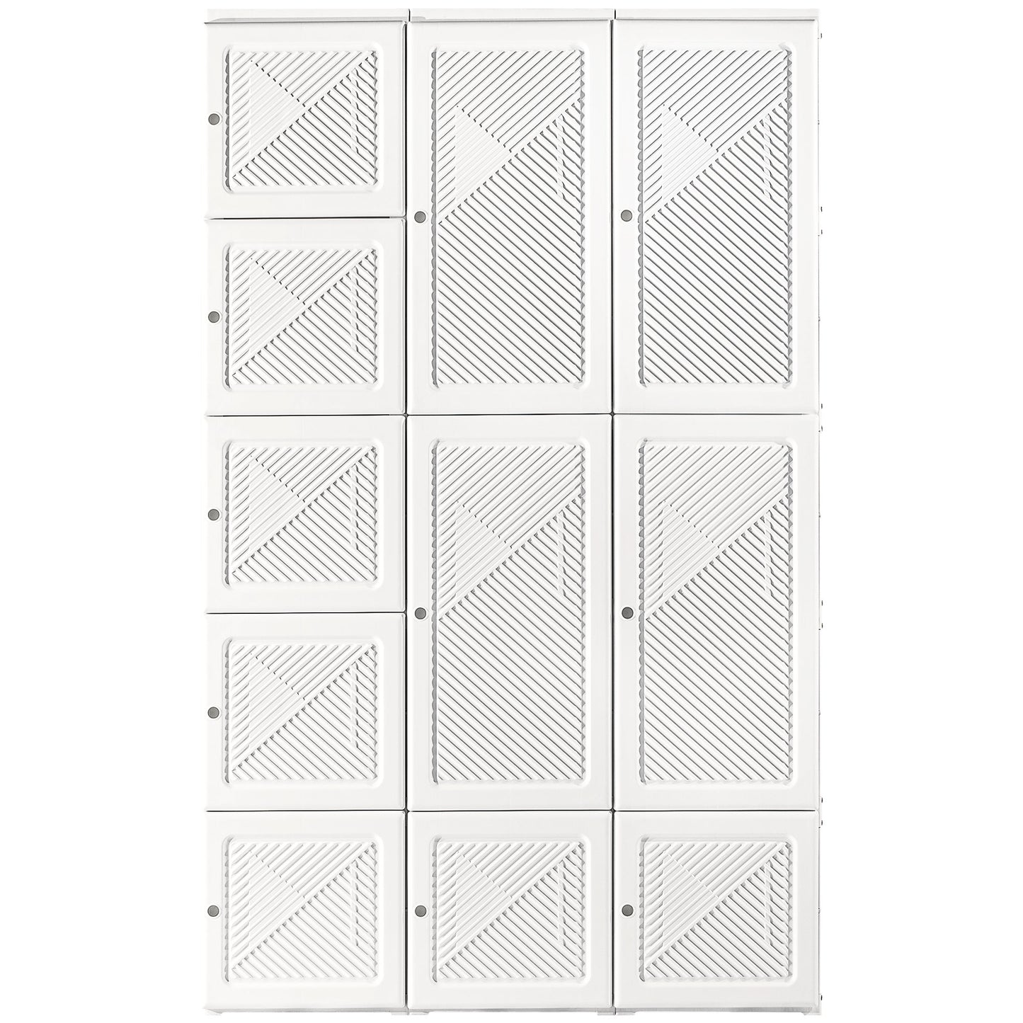 Penderie pliable modulaire avec rangements cubes et tringles