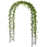 Arche de jardin 8 pieds treillis métal plantes grimpantes