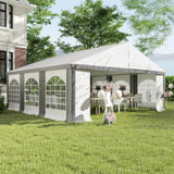 Tente de mariage 6 x 6 m cadre acier galvanisé
