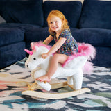 Cheval à bascule pour bébé avec sons musicaux