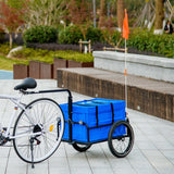 Remorque de vélo en acier pour chargement pliable
