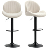 Tabourets de bar pivotants ajustables lot de 2