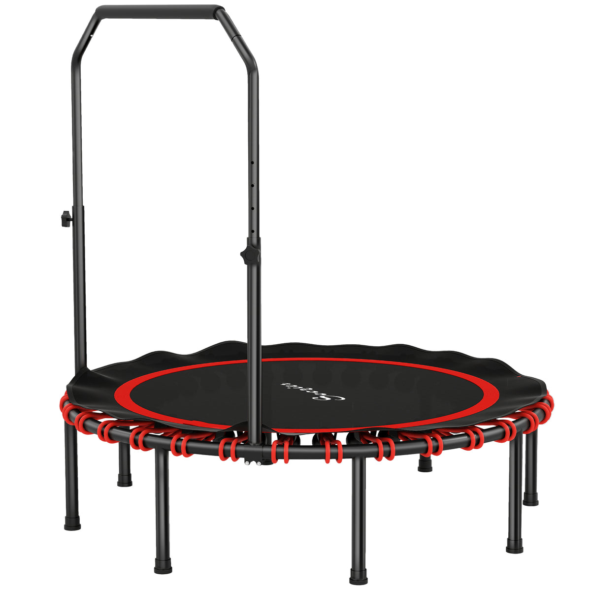 Mini trampoline pliable d'intérieur avec poignée réglable