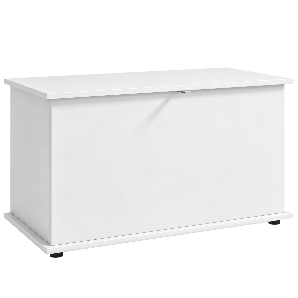 Coffre de rangement relevable en bois composite de 80 cm