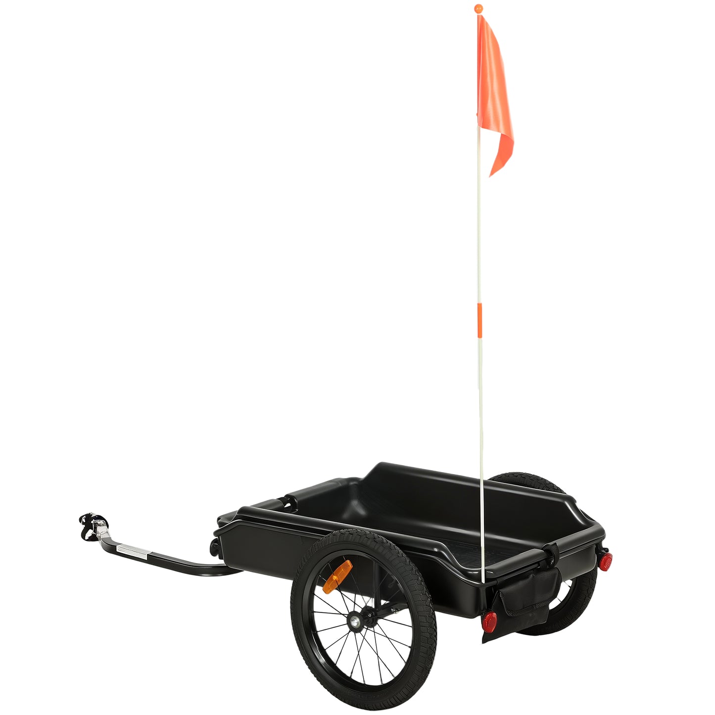 Remorque vélo cargo roues 16 po à dégagement rapide