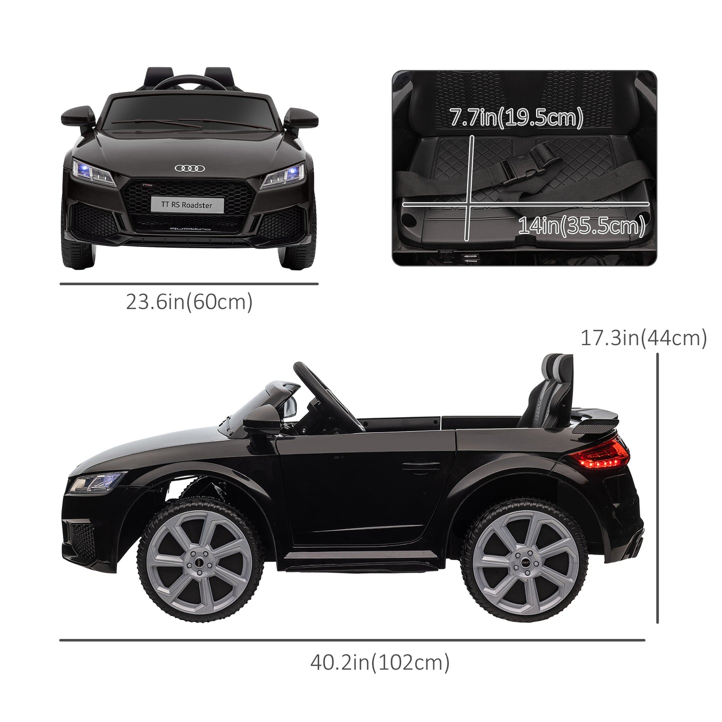 Voiture jouet électrique enfant 6V avec télécommande