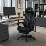 Chaise de jeux ergonomique avec repose-pieds