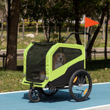 Remorque vélo chien 2-en-1 grands chiens 30 kg