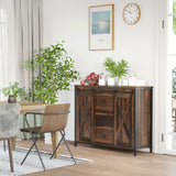 Buffet de cuisine industriel style rustique