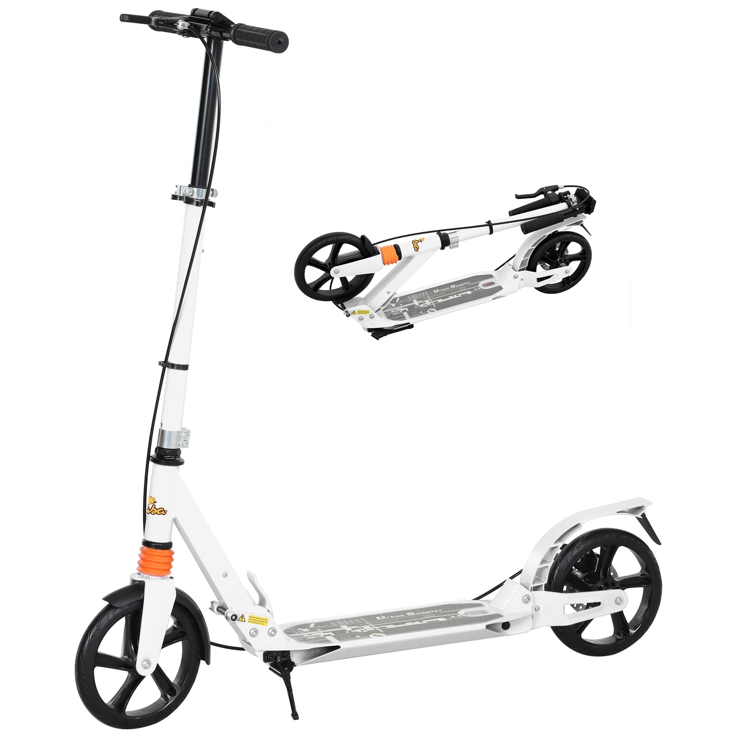 Trottinette pliable enfants 4 hauteurs réglables double frein