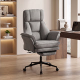 Chaise de bureau ergonomique inclinable avec repose-pieds