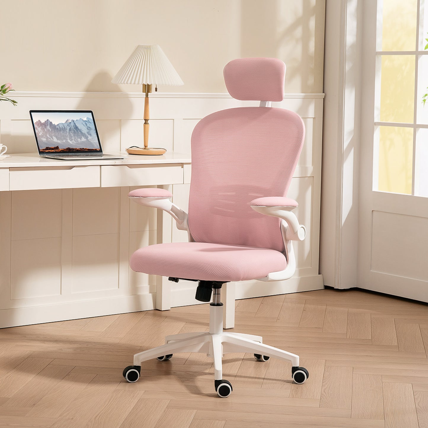 Chaise de bureau ergonomique avec support lombaire 4D