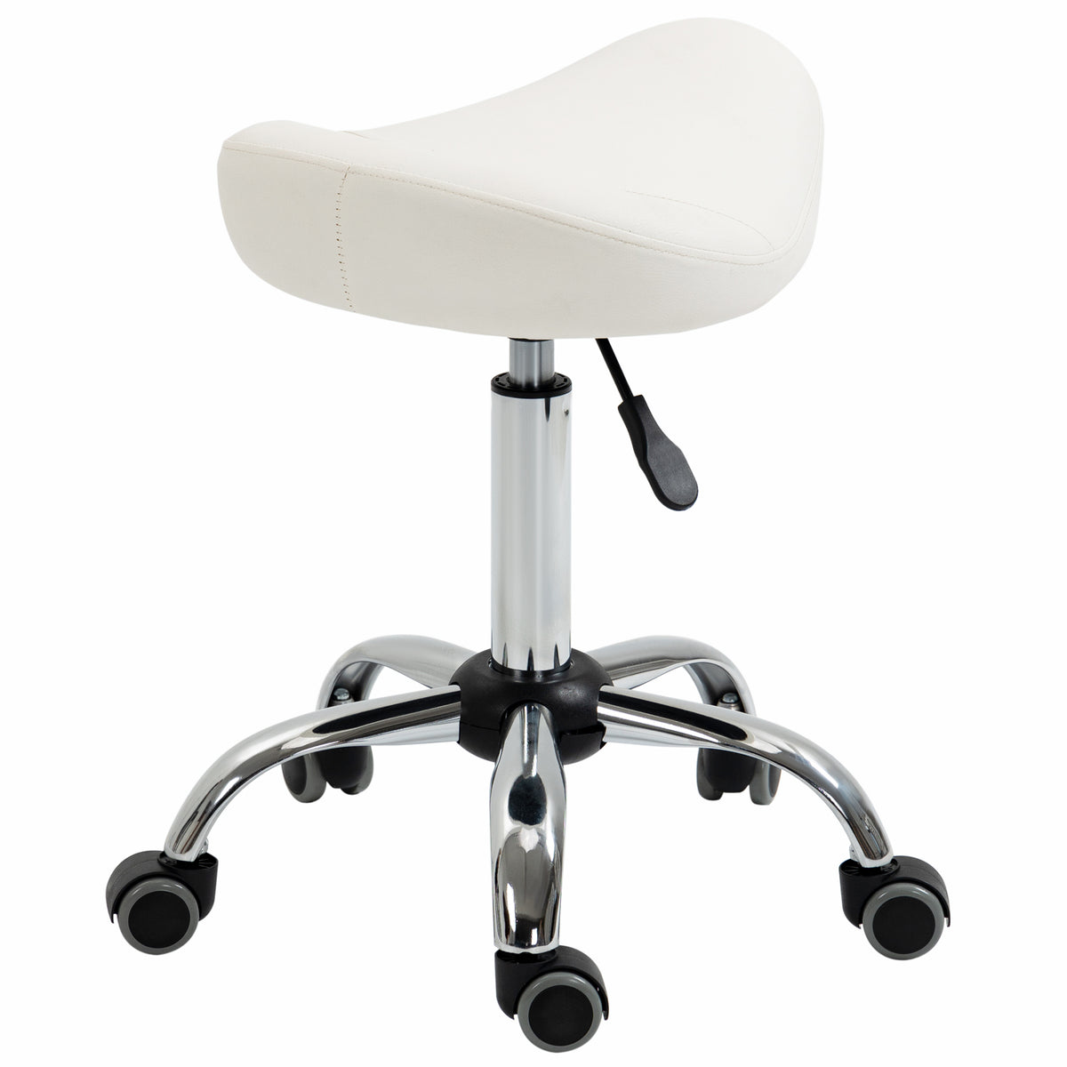 Tabouret selle ergonomique ajustable à roulettes