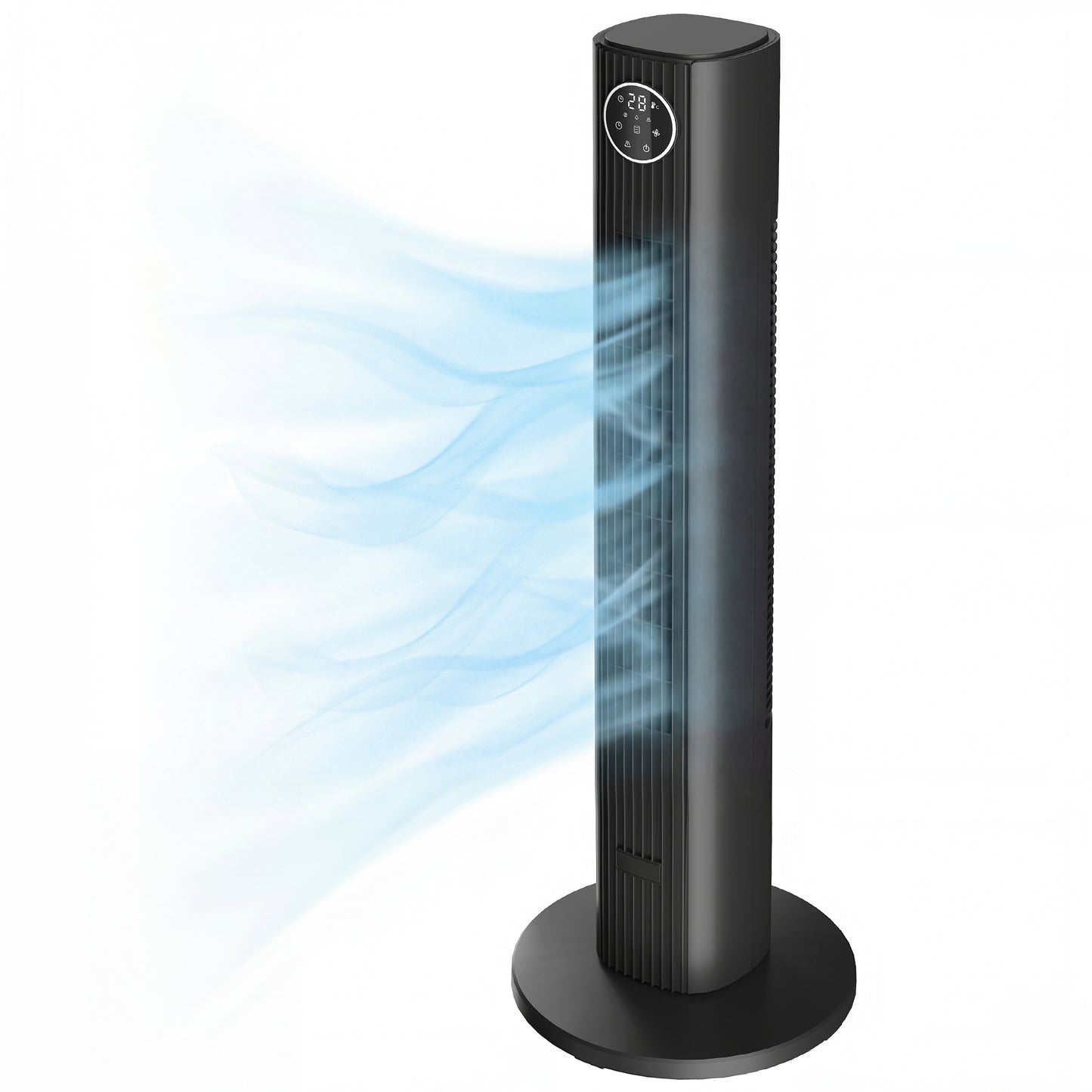 Ventilateur tour ultra-silencieux 28dB 12 vitesses