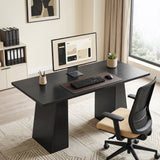 Bureau d'ordinateur à base trapézoïdale 160 cm