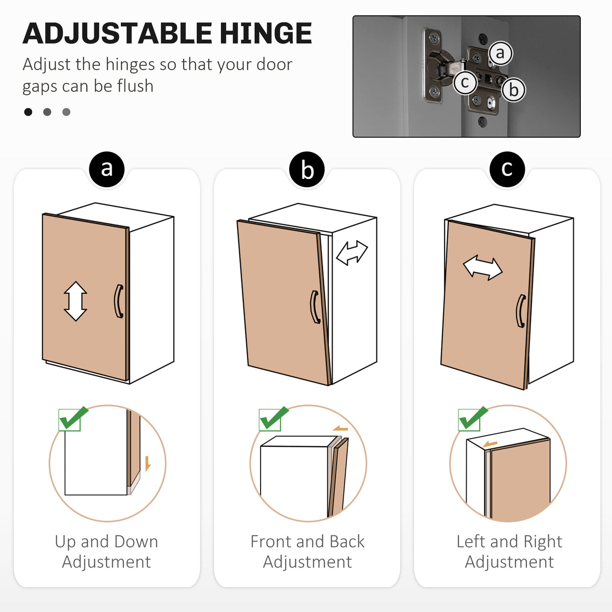 Armoire-buffet cuisine avec espace micro-ondes et portes vitrées