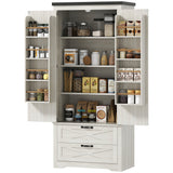 Armoire de cuisine style fermette portes grange