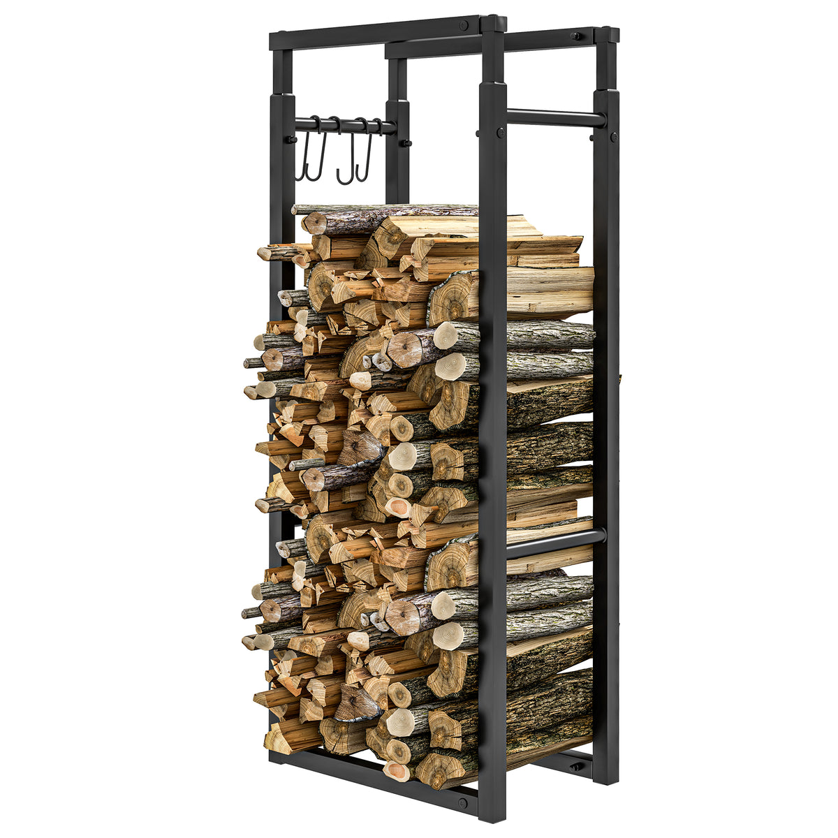 Support à bois de chauffage réglable