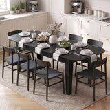 Table à manger ovale extensible de style fermette