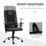 Chaise de bureau ergonomique dossier haut en maille