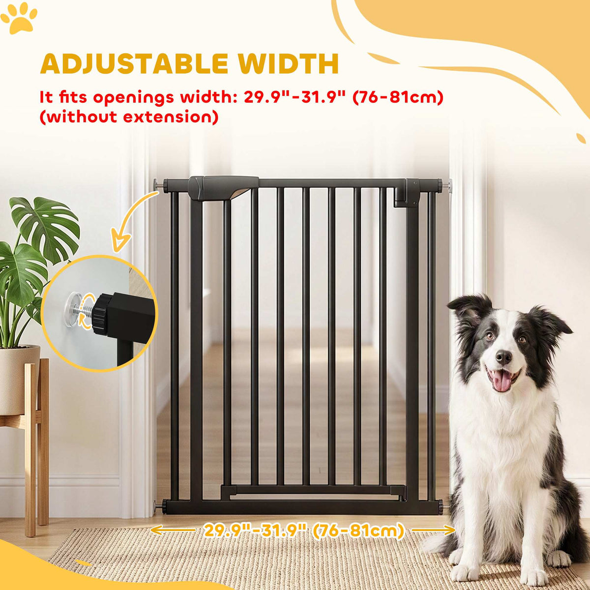 Barrière de sécurité pour bébé et animaux
